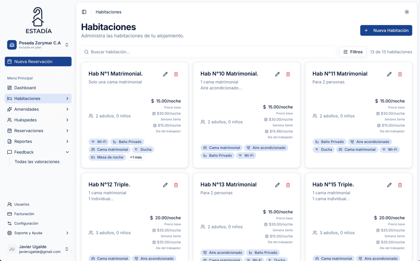Habitaciones